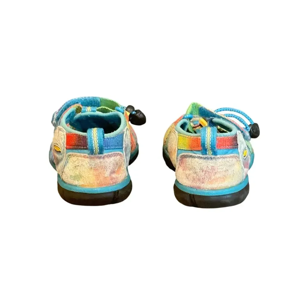 KEEN Kids Seacamp II CNX Waterproof Water Sandals Size 11 Kids‎ Vivid Tie-Dye
